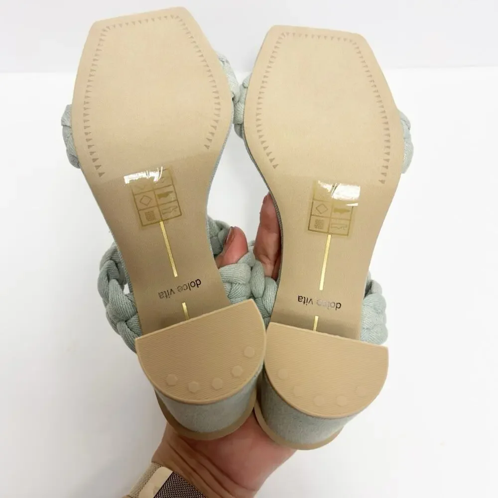 DOLCE VITA PAILY LIGHT BLUE WOMEN HEELS SIZE 6.5 BRAND NEW WITH BOX
